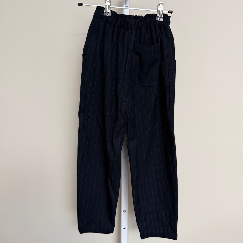 Zara kids navy striped tailored pants size 10